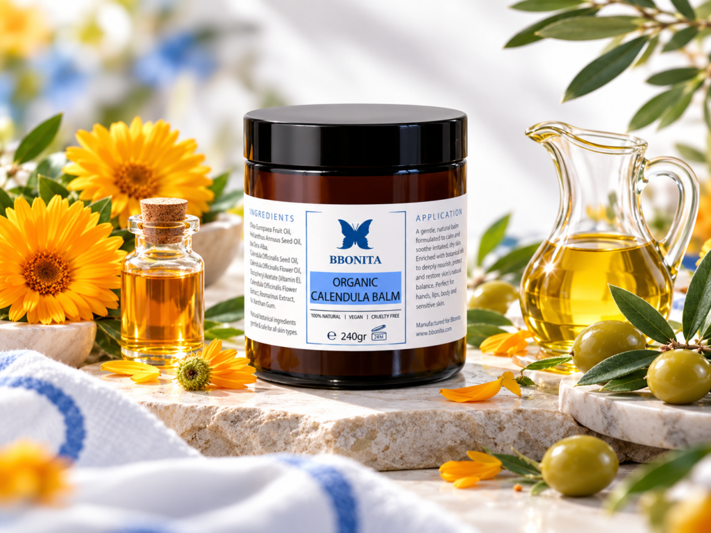 Bbonita handmade Calendula Balm skincare product
