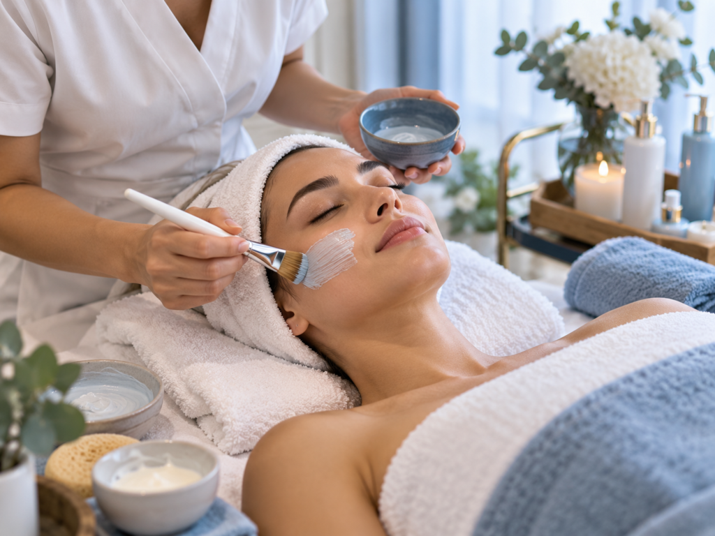 Serene Warmly Lit Spa Facial - Bbonita Mobile Beauty Services